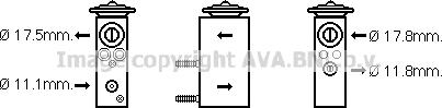 Prasco CN1275 - Разширителен клапан, климатизация vvparts.bg