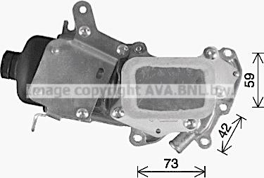 Prasco CN3309H - Маслен радиатор, двигателно масло vvparts.bg