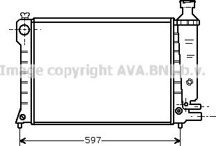 Prasco CN2036 - Радиатор, охлаждане на двигателя vvparts.bg