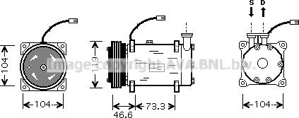 Prasco CNK215 - Компресор, климатизация vvparts.bg