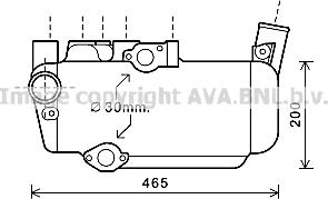 Prasco DF3053 - Маслен охладител, ретардър vvparts.bg