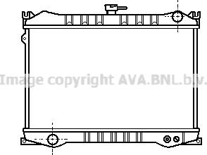 Prasco DN2069 - Радиатор, охлаждане на двигателя vvparts.bg