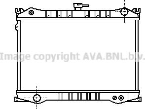 Prasco DN2035 - Радиатор, охлаждане на двигателя vvparts.bg