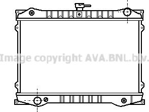 Prasco DN2036 - Радиатор, охлаждане на двигателя vvparts.bg