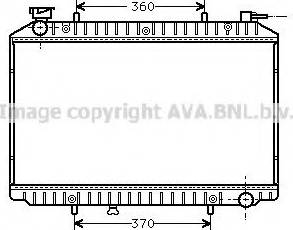 Prasco DN2155 - Радиатор, охлаждане на двигателя vvparts.bg