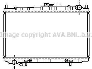 Prasco DN2153 - Радиатор, охлаждане на двигателя vvparts.bg