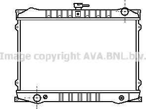 Prasco DN2101 - Радиатор, охлаждане на двигателя vvparts.bg