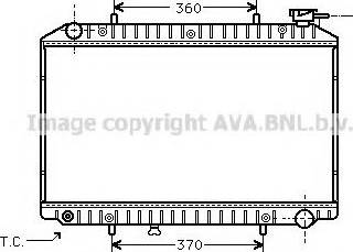 Prasco DN2171 - Радиатор, охлаждане на двигателя vvparts.bg