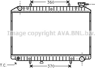 Prasco DNA2171 - Радиатор, охлаждане на двигателя vvparts.bg