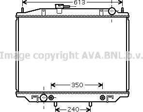 Prasco DNA2262 - Радиатор, охлаждане на двигателя vvparts.bg