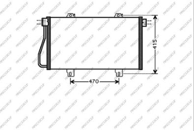 Prasco DS958C001 - Кондензатор, климатизация vvparts.bg