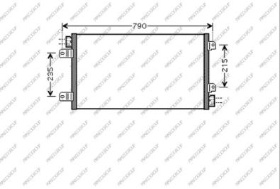 Prasco DS960C001 - Кондензатор, климатизация vvparts.bg