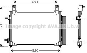 Prasco DW5081D - Кондензатор, климатизация vvparts.bg