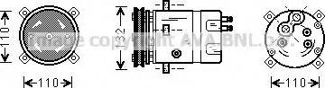 Prasco DWK019 - Компресор, климатизация vvparts.bg