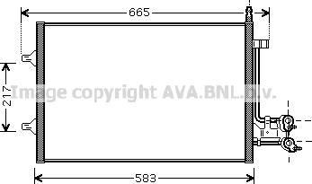 Prasco FDA5395 - Кондензатор, климатизация vvparts.bg