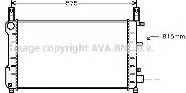 Prasco FDA2198 - Радиатор, охлаждане на двигателя vvparts.bg