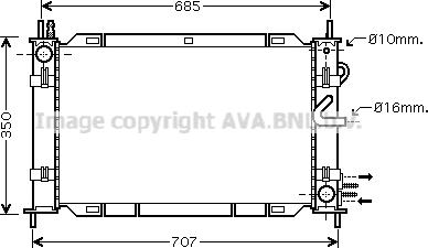 Prasco FDM388 - Охлаждащ модул vvparts.bg