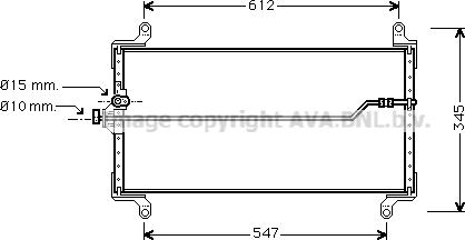 Prasco FT5174 - Кондензатор, климатизация vvparts.bg