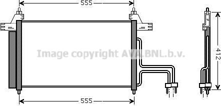 Prasco FT5253D - Кондензатор, климатизация vvparts.bg