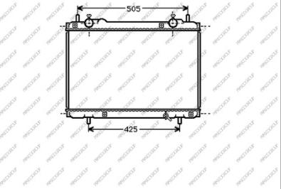 Prasco FT137R012 - Радиатор, охлаждане на двигателя vvparts.bg