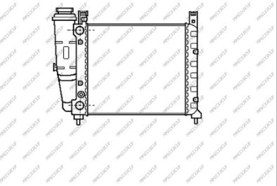 Prasco FT127R002 - Радиатор, охлаждане на двигателя vvparts.bg