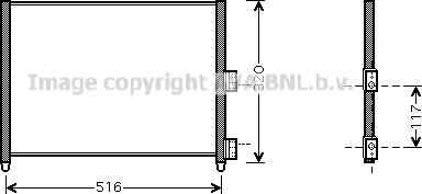 Prasco FTA5303 - Кондензатор, климатизация vvparts.bg