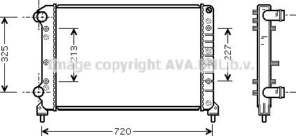 Prasco FTA2261 - Радиатор, охлаждане на двигателя vvparts.bg