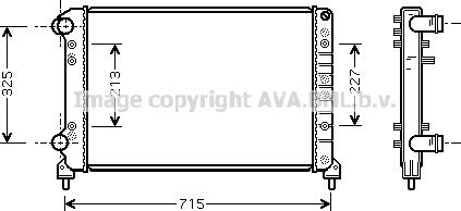 Prasco FTA2262 - Радиатор, охлаждане на двигателя vvparts.bg