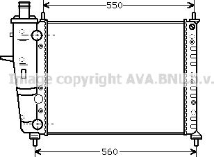 Prasco FTA2230 - Радиатор, охлаждане на двигателя vvparts.bg