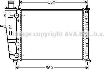 Prasco FTA2233 - Радиатор, охлаждане на двигателя vvparts.bg