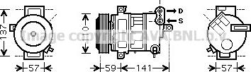 Prasco FTAK333 - Компресор, климатизация vvparts.bg