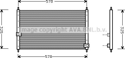 Prasco HD5062 - Кондензатор, климатизация vvparts.bg