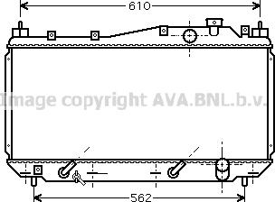 Prasco HD2114 - Радиатор, охлаждане на двигателя vvparts.bg