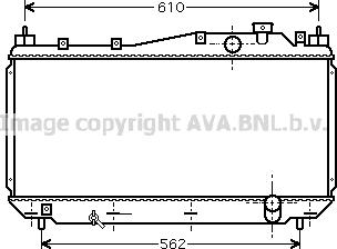 Prasco HD2113 - Радиатор, охлаждане на двигателя vvparts.bg