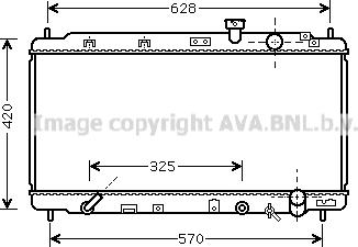 Prasco HD2174 - Радиатор, охлаждане на двигателя vvparts.bg