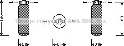 Prasco HDD211 - Изсушител, климатизация vvparts.bg