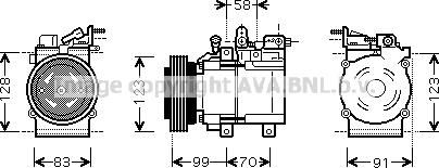 Prasco HYAK160 - Компресор, климатизация vvparts.bg