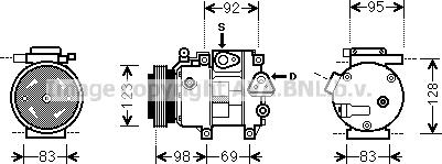 Prasco HYK239 - Компресор, климатизация vvparts.bg