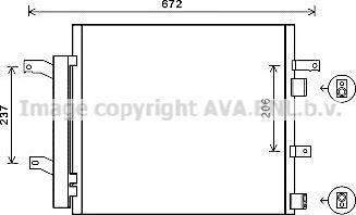 Prasco JR5056D - Кондензатор, климатизация vvparts.bg