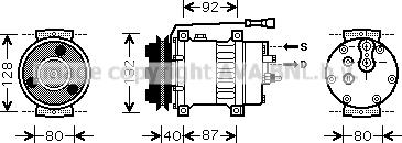 Prasco JRK044 - Компресор, климатизация vvparts.bg