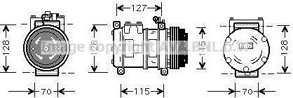 Prasco JRK031 - Компресор, климатизация vvparts.bg