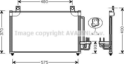 Prasco KA5031 - Кондензатор, климатизация vvparts.bg