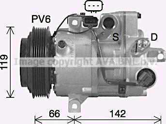 Prasco KAK314 - Компресор, климатизация vvparts.bg