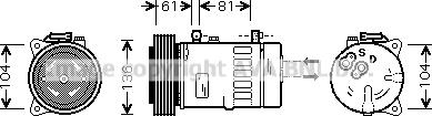 Prasco LCK005 - Компресор, климатизация vvparts.bg