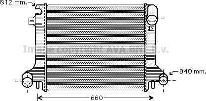 Prasco ME2206 - Радиатор, охлаждане на двигателя vvparts.bg