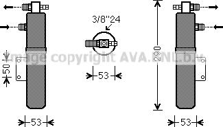 Prasco MED269 - Изсушител, климатизация vvparts.bg