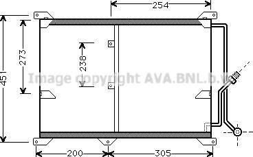 Prasco MS5197 - Кондензатор, климатизация vvparts.bg