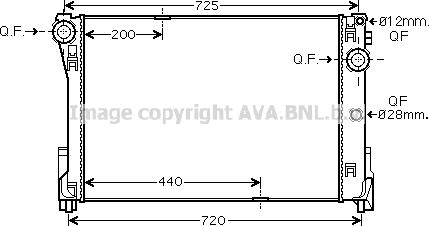 Prasco MS2591 - Радиатор, охлаждане на двигателя vvparts.bg