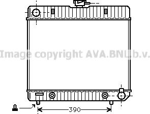 Prasco MS2063 - Радиатор, охлаждане на двигателя vvparts.bg