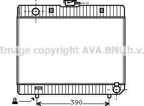 Prasco MS2103 - Радиатор, охлаждане на двигателя vvparts.bg